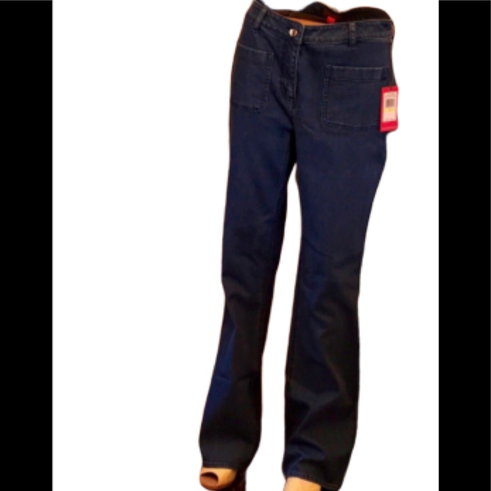 Vince Camuto blue boot cut Jean Pants size 4 - Picture 4 of 10